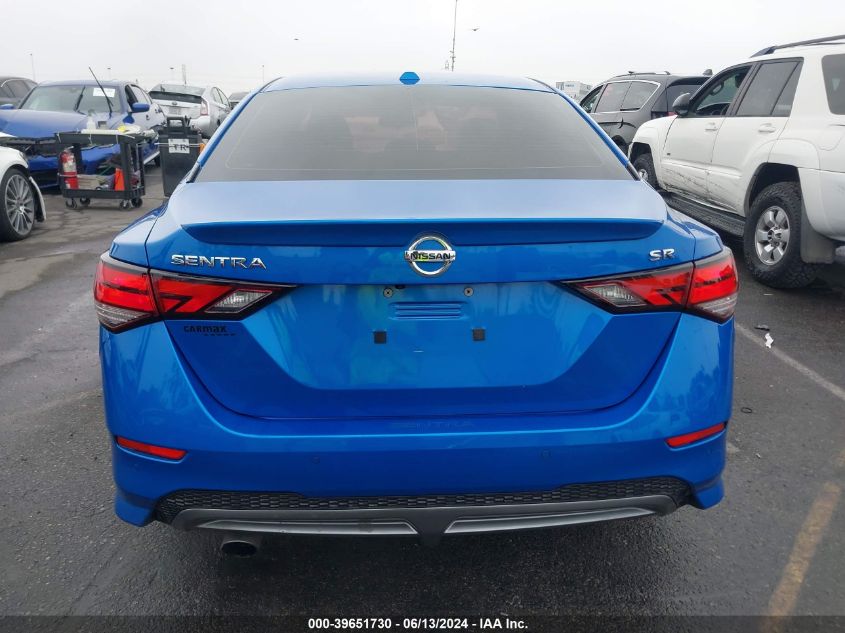 2020 Nissan Sentra Sr Xtronic Cvt VIN: 3N1AB8DVXLY257926 Lot: 39651730