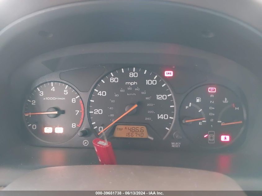 2000 Honda Accord 2.3 Se VIN: 1HGCG5673YA121414 Lot: 39651738