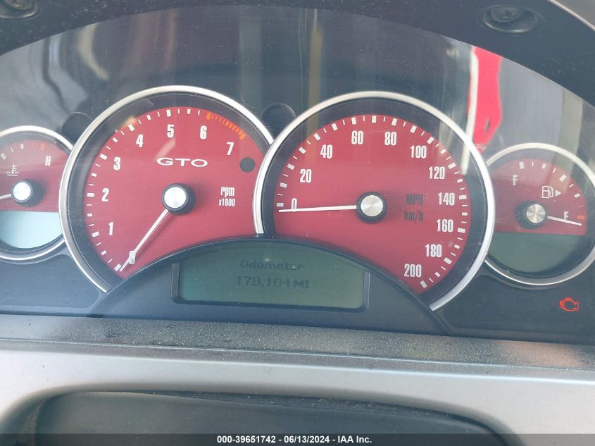 2004 Pontiac Gto VIN: 6G2VX12G74L304343 Lot: 39651742