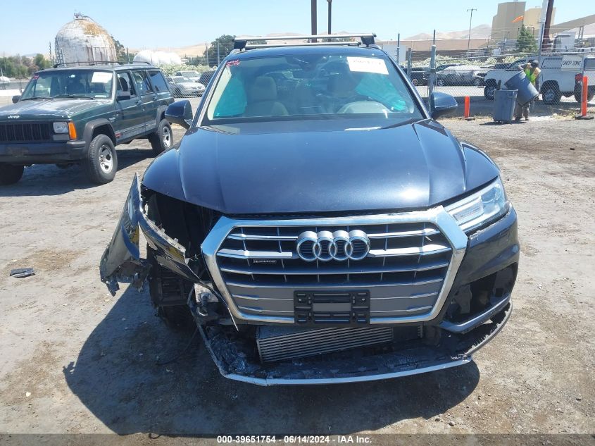 2019 Audi Q5 45 Premium VIN: WA1ANAFYXK2081891 Lot: 39651754