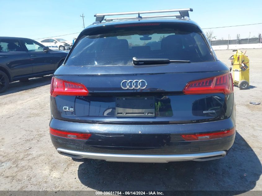 2019 Audi Q5 45 Premium VIN: WA1ANAFYXK2081891 Lot: 39651754