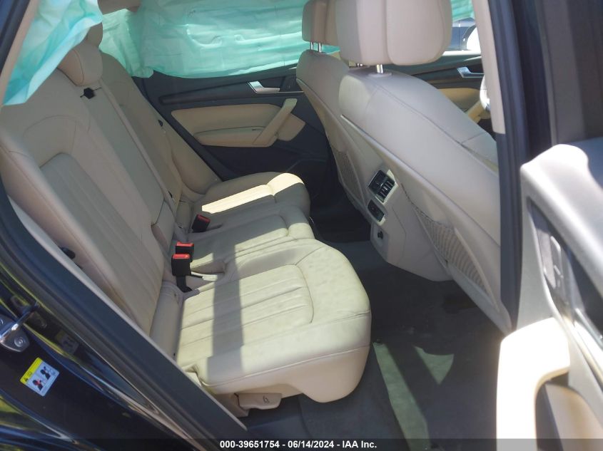 2019 Audi Q5 45 Premium VIN: WA1ANAFYXK2081891 Lot: 39651754