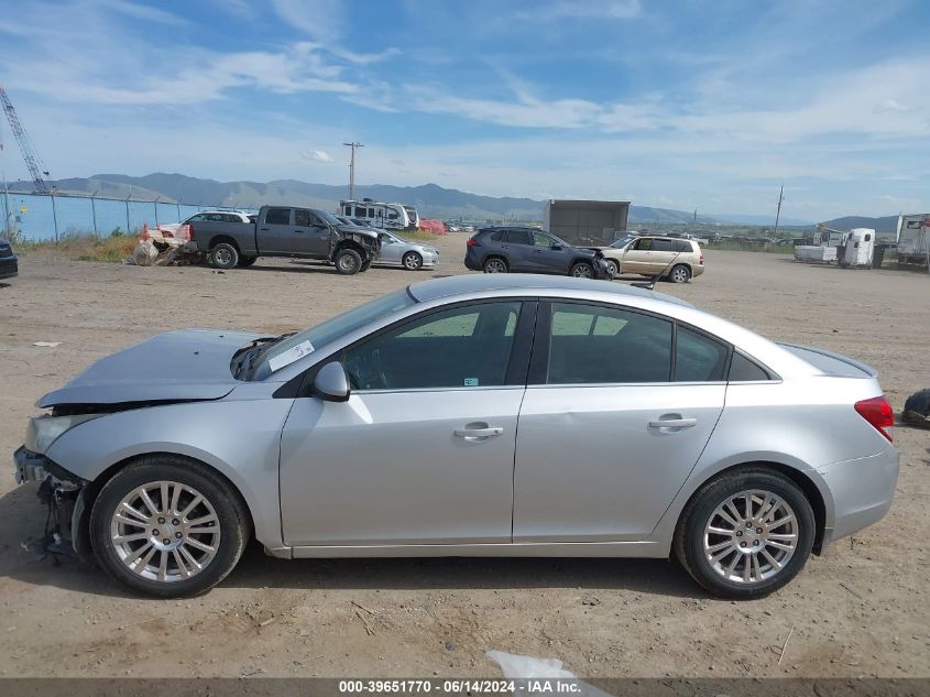 2013 Chevrolet Cruze Eco Manual VIN: 1G1PJ5SB4D7157236 Lot: 39651770