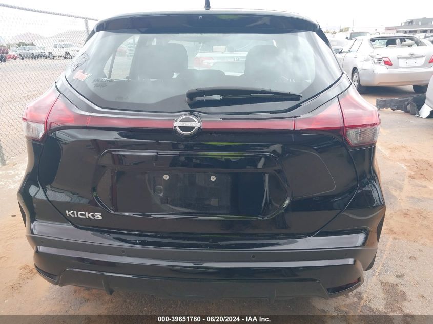 2022 Nissan Kicks S VIN: 3N1CP5BV3NL484001 Lot: 39651780