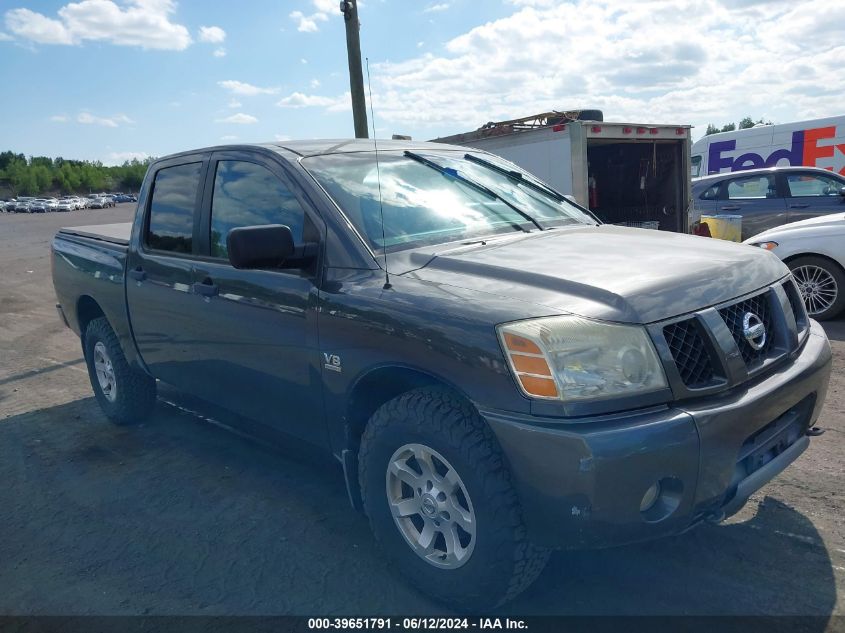 2004 Nissan Titan Xe VIN: 1N6AA07BX4N537053 Lot: 39651791