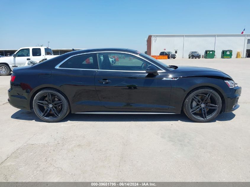 2018 Audi A5 2.0T Premium VIN: WAUTNAF56JA000780 Lot: 39651795