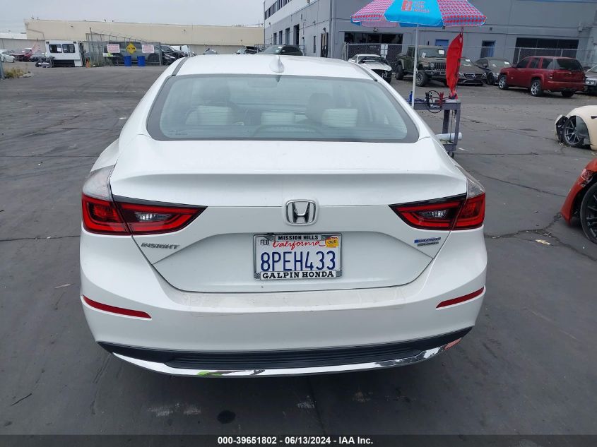 2020 Honda Insight Touring VIN: 19XZE4F98LE004993 Lot: 39651802