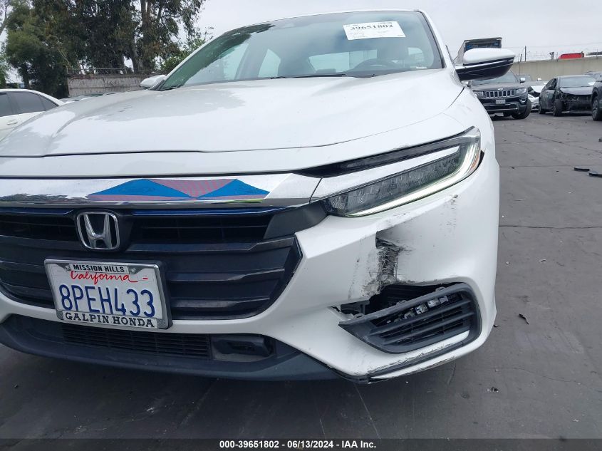 2020 Honda Insight Touring VIN: 19XZE4F98LE004993 Lot: 39651802