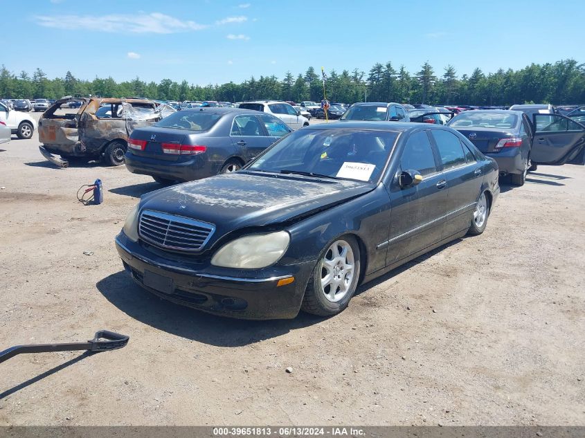 2002 Mercedes-Benz S 430 VIN: WDBNG70J02A296023 Lot: 39651813