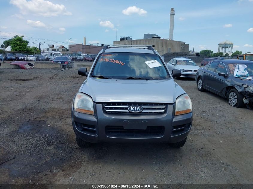 2005 Kia Sportage Lx VIN: KNDJE724857109285 Lot: 39651824