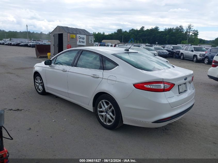 2014 Ford Fusion Se VIN: 3FA6P0HD1ER283499 Lot: 39651827