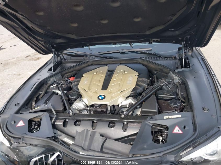 2010 BMW 750Li VIN: WBAKB8C56ACY63410 Lot: 39651834