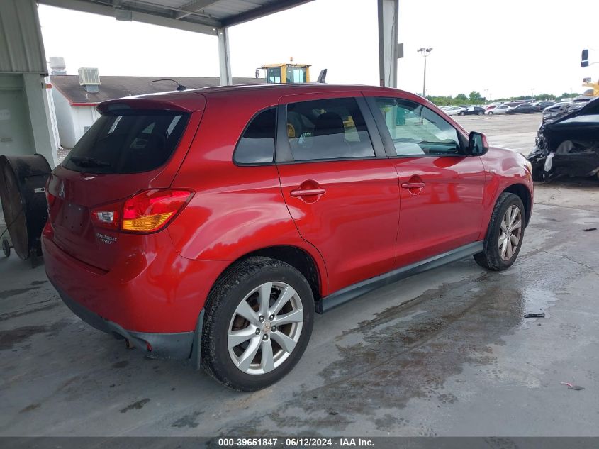 2014 Mitsubishi Outlander Sport Es VIN: 4A4AP3AU6EE014300 Lot: 39651847