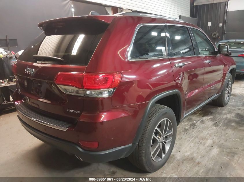 2018 Jeep Grand Cherokee Limited 4X4 VIN: 1C4RJFBG1JC442058 Lot: 39651861