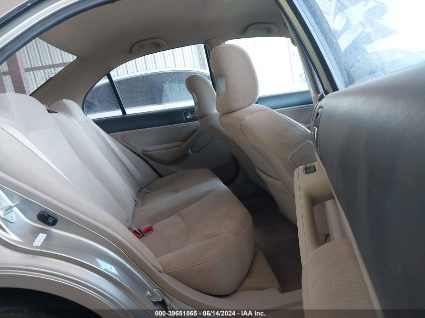 2003 Honda Civic Hybrid VIN: JHMES966X3S028556 Lot: 39651865