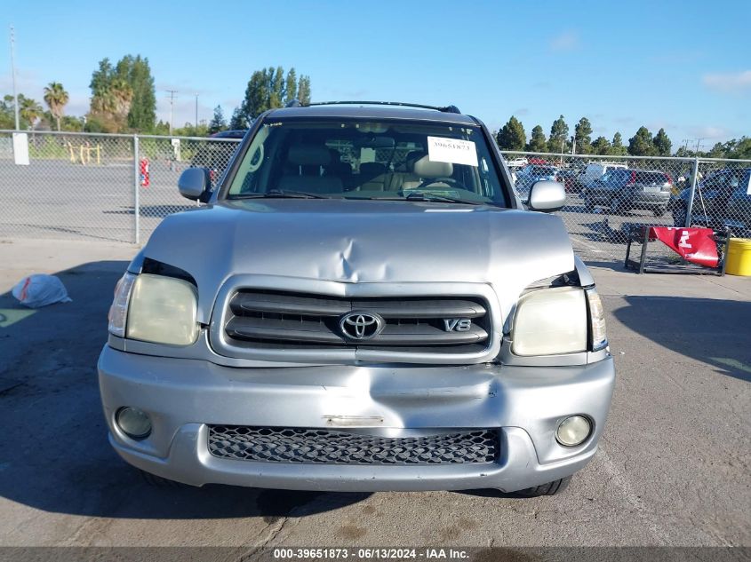 2002 Toyota Sequoia Sr5 V8 VIN: 5TDBT44A62S082066 Lot: 39651873