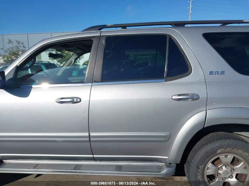 2002 Toyota Sequoia Sr5 V8 VIN: 5TDBT44A62S082066 Lot: 39651873