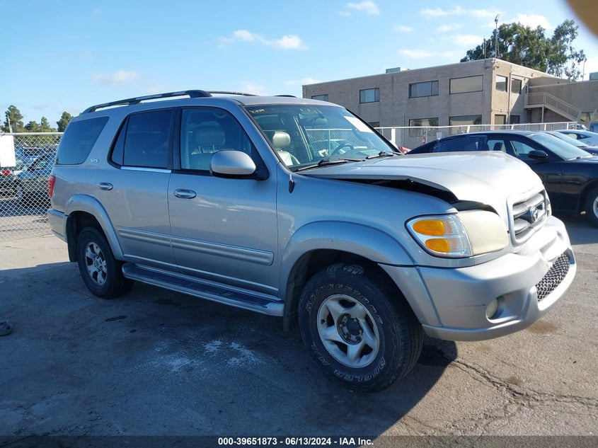 2002 Toyota Sequoia Sr5 V8 VIN: 5TDBT44A62S082066 Lot: 39651873