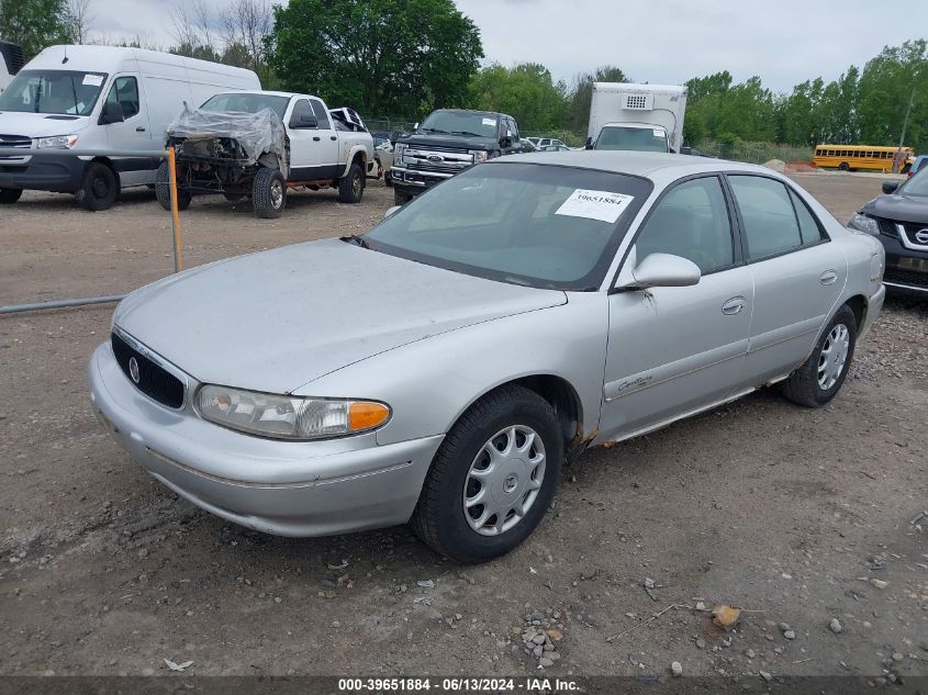 2002 Buick Century Custom VIN: 2G4WS52J121300107 Lot: 39651884