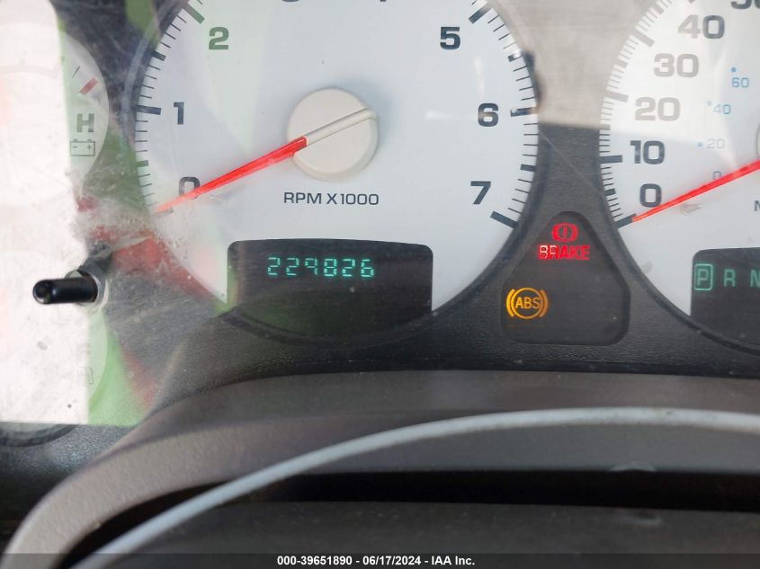 2003 Dodge Ram 1500 Slt/Laramie/St VIN: 1D7HA18D93S381925 Lot: 39651890