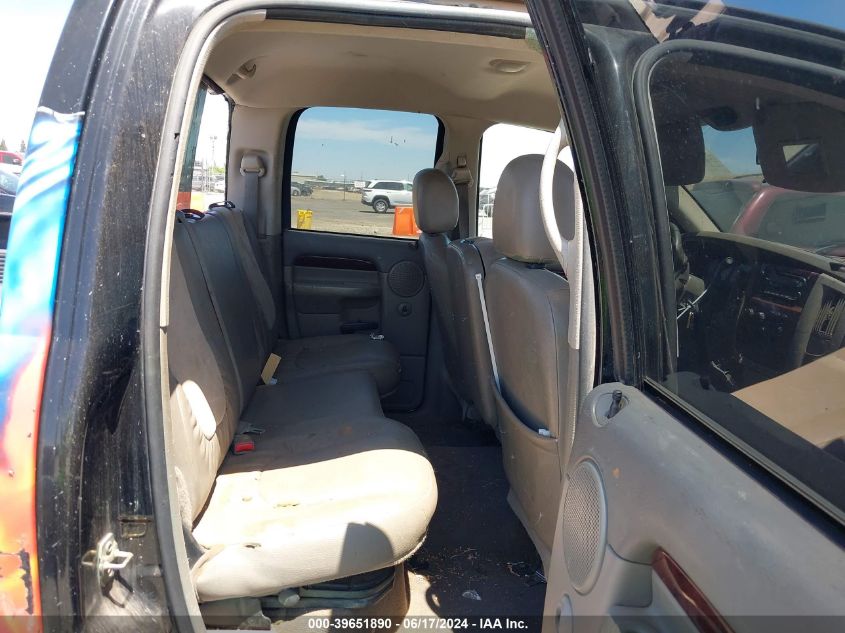 2003 Dodge Ram 1500 Slt/Laramie/St VIN: 1D7HA18D93S381925 Lot: 39651890