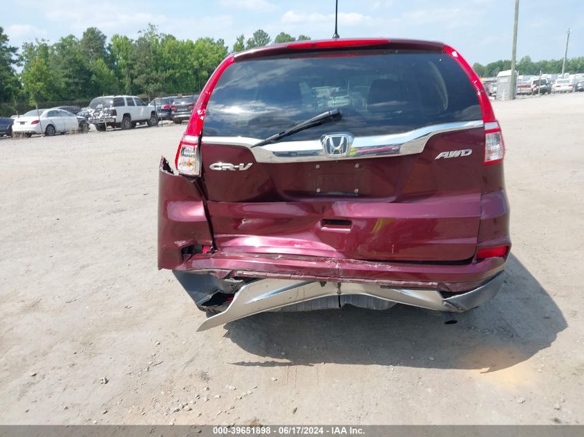 2015 Honda Cr-V Ex VIN: 5J6RM4H51FL113167 Lot: 39651898