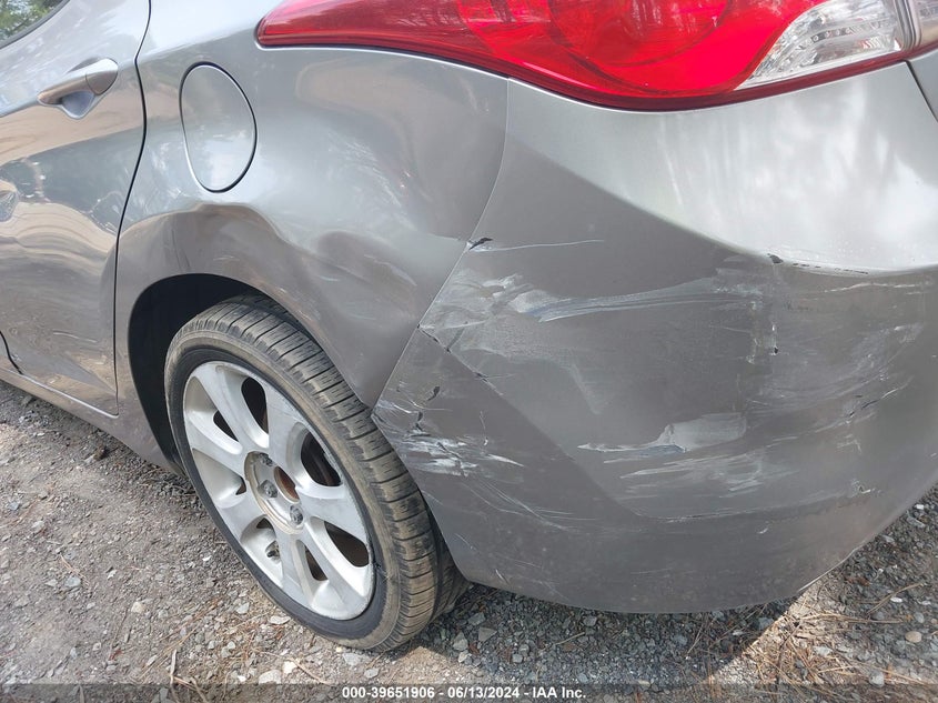 2012 Hyundai Elantra Limited (Ulsan Plant) VIN: KMHDH4AE4CU210038 Lot: 39651906