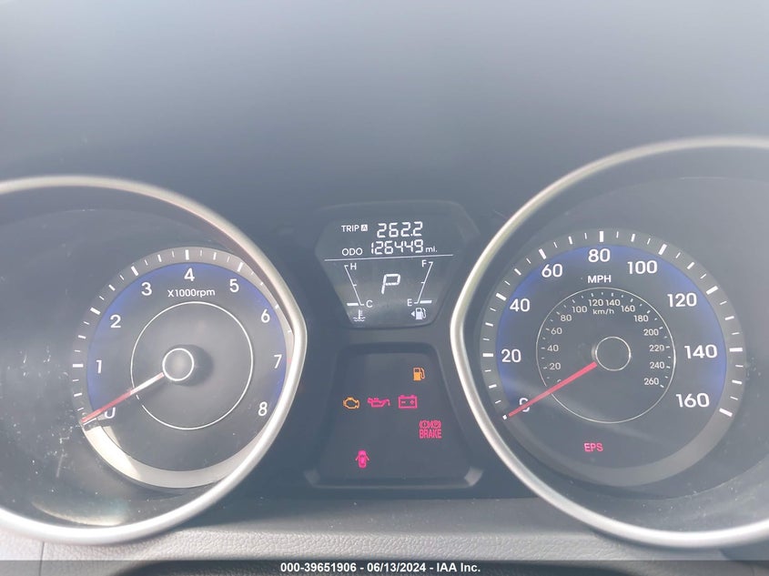 2012 Hyundai Elantra Limited (Ulsan Plant) VIN: KMHDH4AE4CU210038 Lot: 39651906