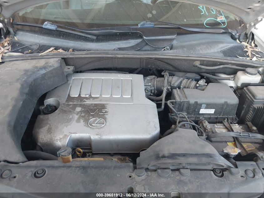 2007 Lexus Rx 350 VIN: 2T2GK31U47C021733 Lot: 39651912