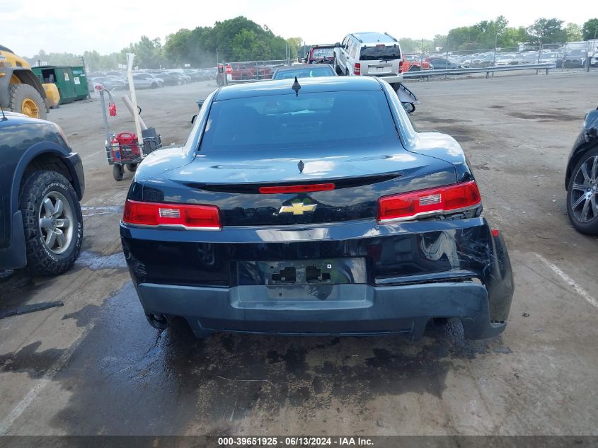 2014 Chevrolet Camaro Lt VIN: 2G1FB1E38E9123886 Lot: 39651925