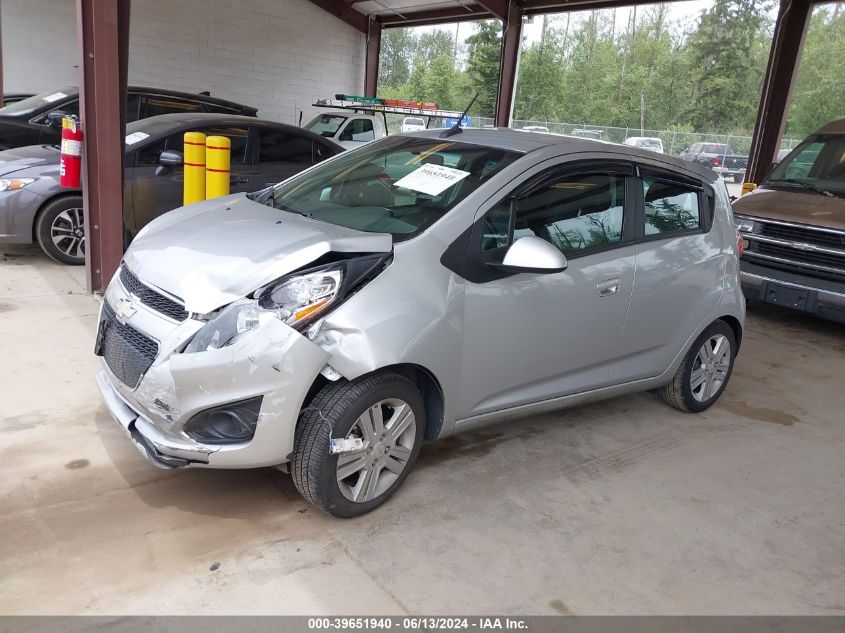 2013 Chevrolet Spark Ls Auto VIN: KL8CB6S92DC501961 Lot: 39651940