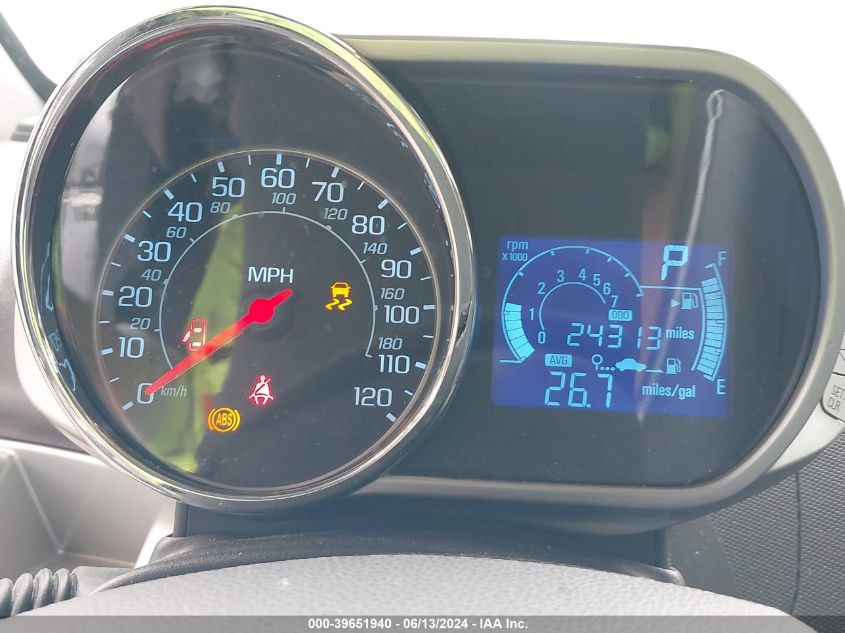 2013 Chevrolet Spark Ls Auto VIN: KL8CB6S92DC501961 Lot: 39651940