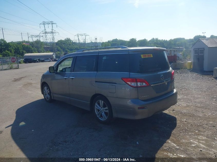 2012 Nissan Quest Le VIN: JN8AE2KP1C9035646 Lot: 39651947