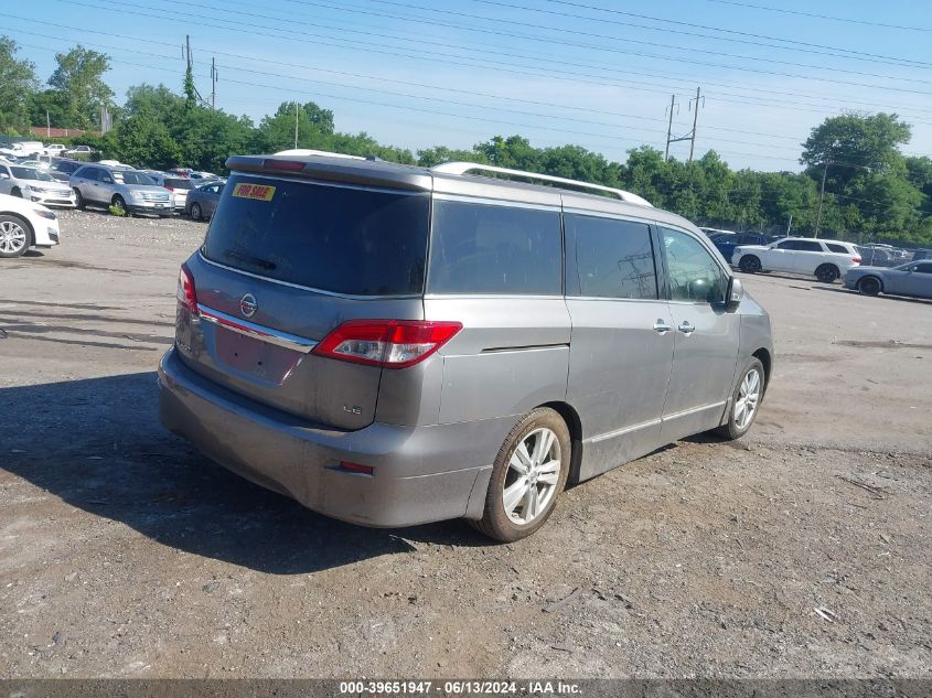 2012 Nissan Quest Le VIN: JN8AE2KP1C9035646 Lot: 39651947