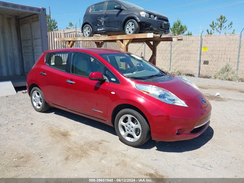 2012 Nissan Leaf Sl VIN: JN1AZ0CP8CT018268 Lot: 39651948