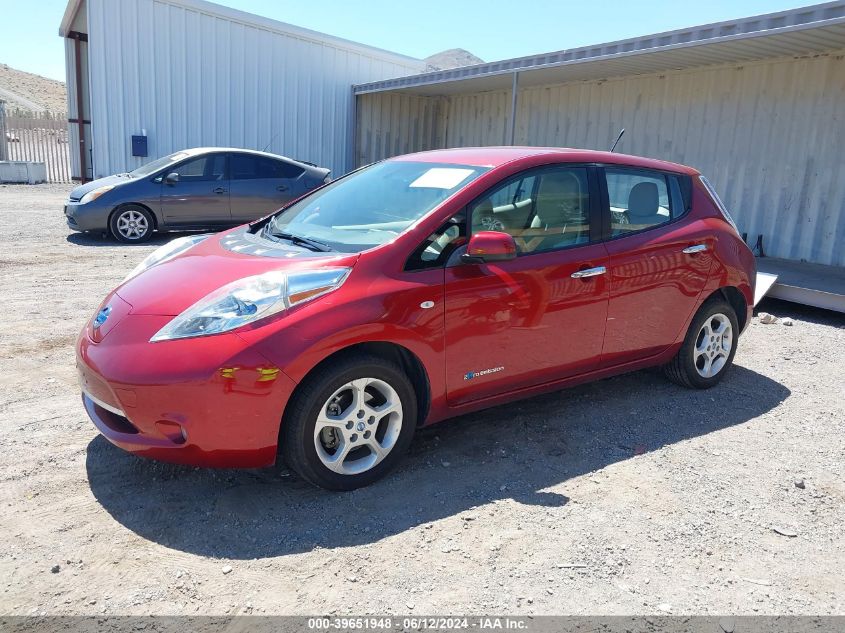 2012 Nissan Leaf Sl VIN: JN1AZ0CP8CT018268 Lot: 39651948