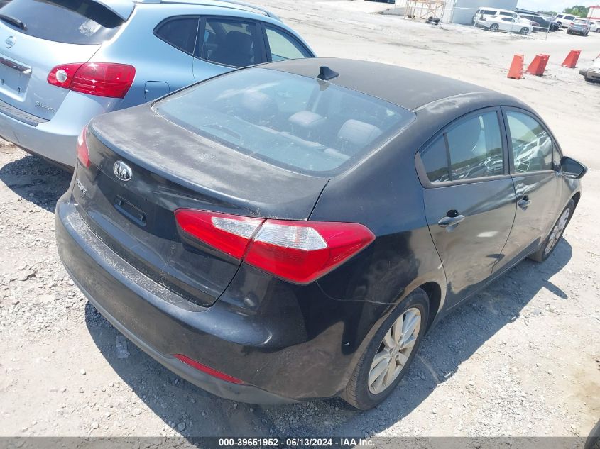 2014 Kia Forte Lx VIN: KNAFX4A60E5140895 Lot: 39651952