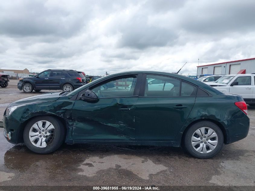 2014 Chevrolet Cruze Ls Auto VIN: 1G1PA5SH3E7437462 Lot: 39651955