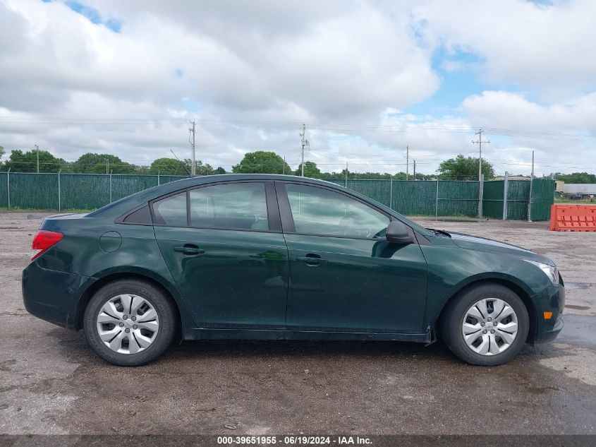 2014 Chevrolet Cruze Ls Auto VIN: 1G1PA5SH3E7437462 Lot: 39651955