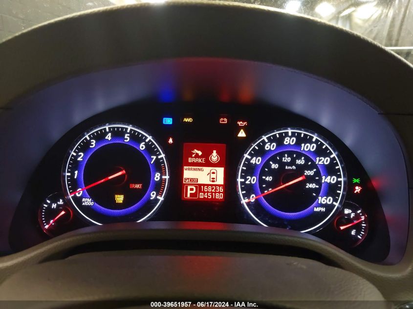 2009 Infiniti G37X VIN: JNKCV61F19M356854 Lot: 39651957