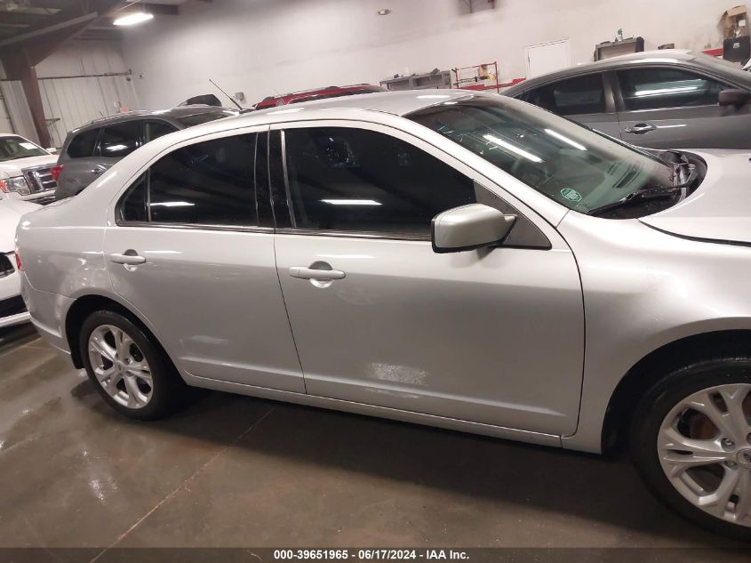 2012 Ford Fusion Se VIN: 3FAHP0HA1CR269548 Lot: 39651965