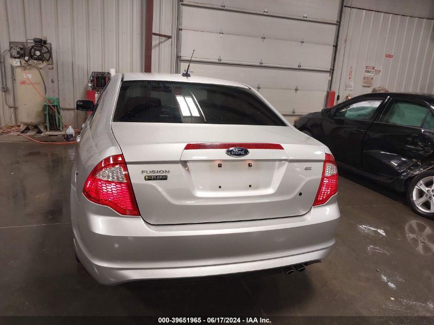 2012 Ford Fusion Se VIN: 3FAHP0HA1CR269548 Lot: 39651965
