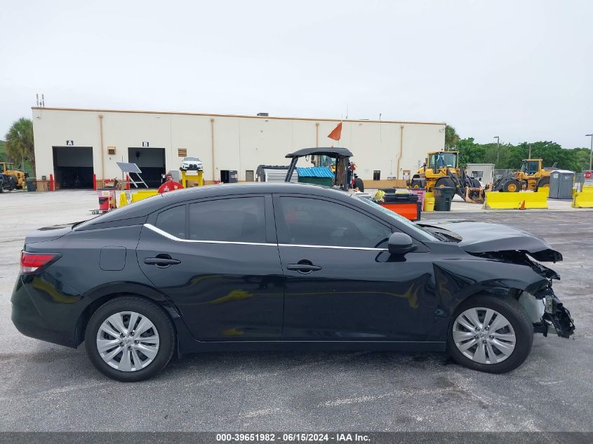 2022 Nissan Sentra S Xtronic Cvt VIN: 3N1AB8BV3NY274959 Lot: 39651982