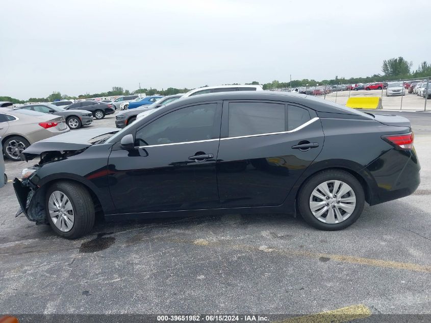 2022 Nissan Sentra S Xtronic Cvt VIN: 3N1AB8BV3NY274959 Lot: 39651982