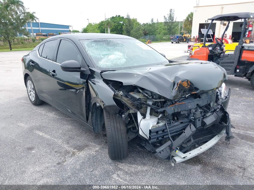 2022 Nissan Sentra S Xtronic Cvt VIN: 3N1AB8BV3NY274959 Lot: 39651982