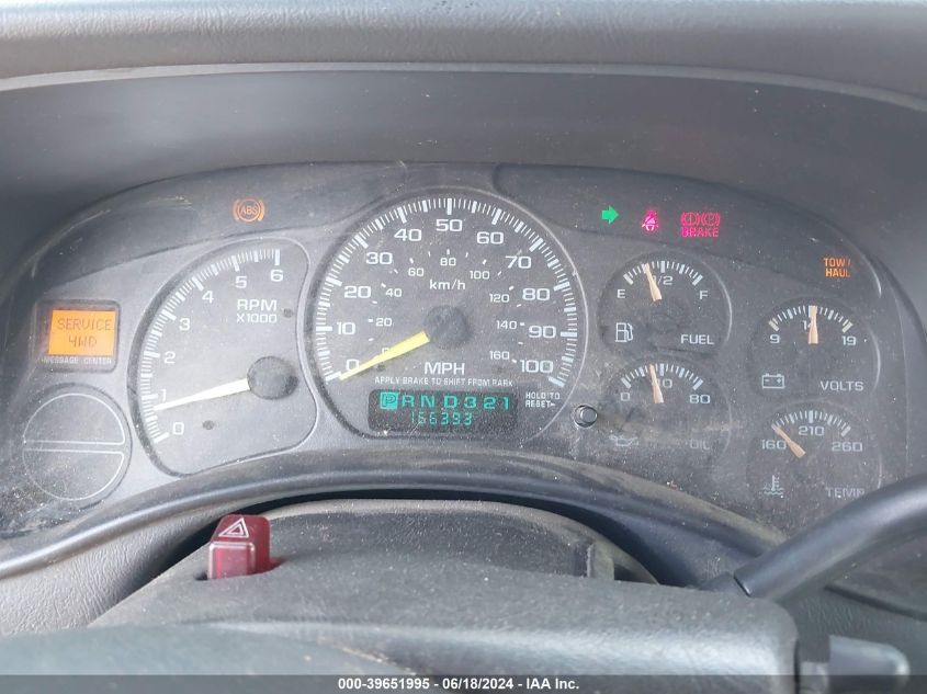 2000 GMC Sierra 1500 Sle VIN: 2GTEK19T3Y1204472 Lot: 39651995