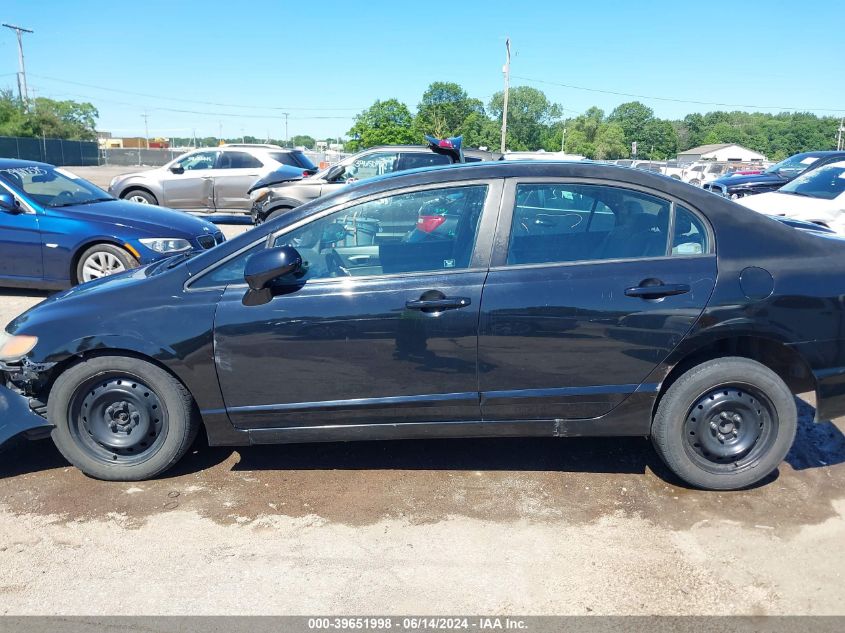 2008 Honda Civic Lx VIN: 1HGFA16528L084687 Lot: 39651998