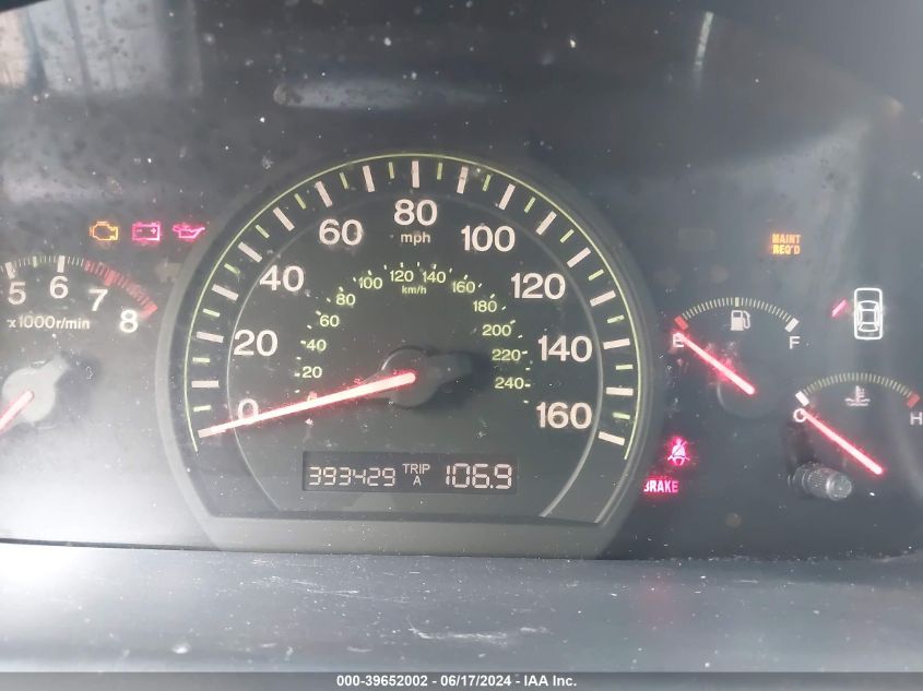 2005 Honda Accord 2.4 Lx VIN: 1HGCM55415A111458 Lot: 39652002