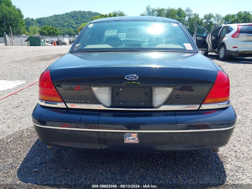 1999 Ford Crown Victoria Lx VIN: 2FAFP74W0XX132822 Lot: 39652006