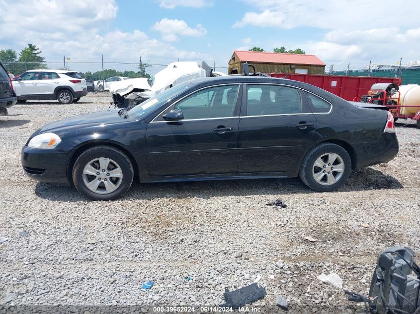 2012 Chevrolet Impala Ls VIN: 2G1WF5E34C1308766 Lot: 39652024